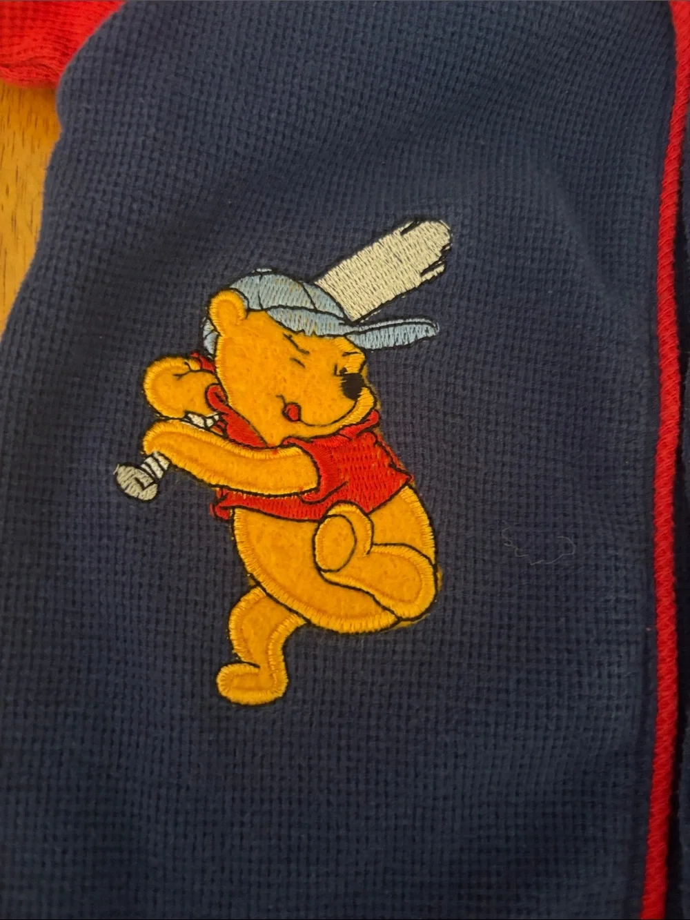 Vintage Winnie the Pooh & Tigger Baseball Style Two-Piece Baby Outfit 18mo